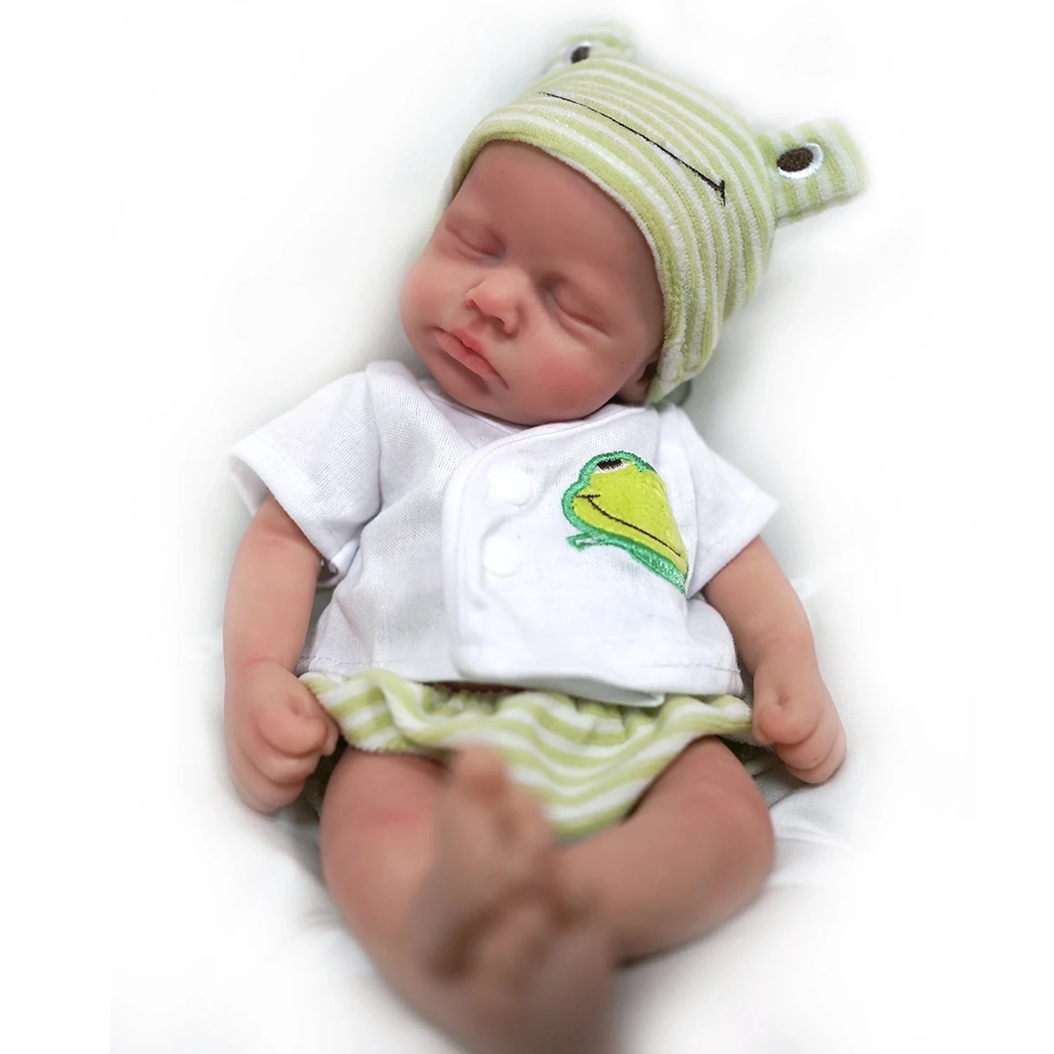 Reborn Baby Doll Silicone Realistic - 남아 마이크로 프리미어 전신 실리콘 아기