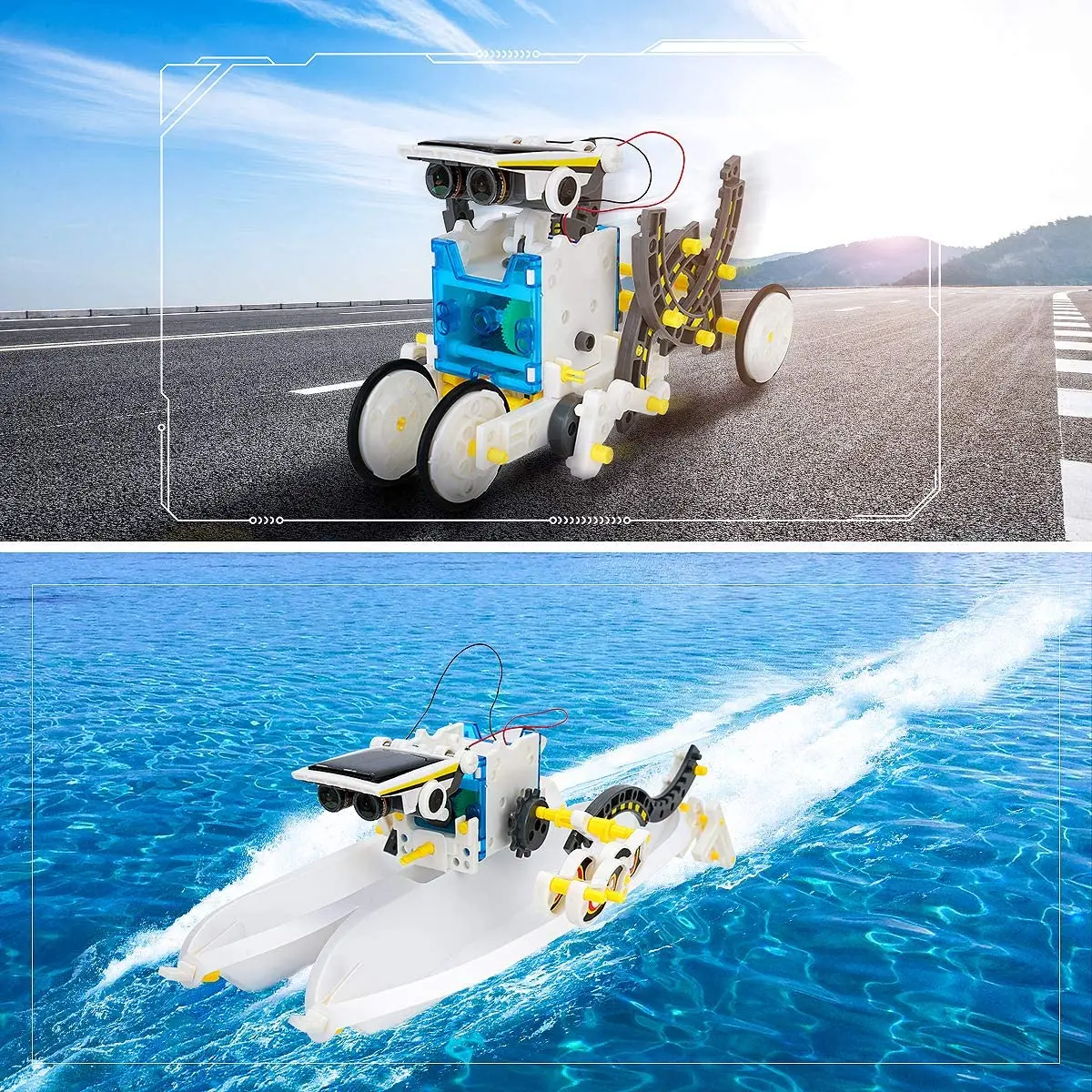 Stem Solar Robot Kit For Kids - 어린이용 태양열 로봇 장난감 키트, 스템