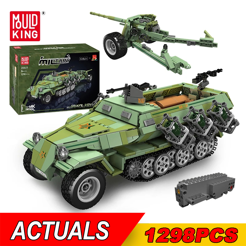Lego Compatible Military Tank - 몰드 킹 20027 밀리터리 리모컨 탱크
