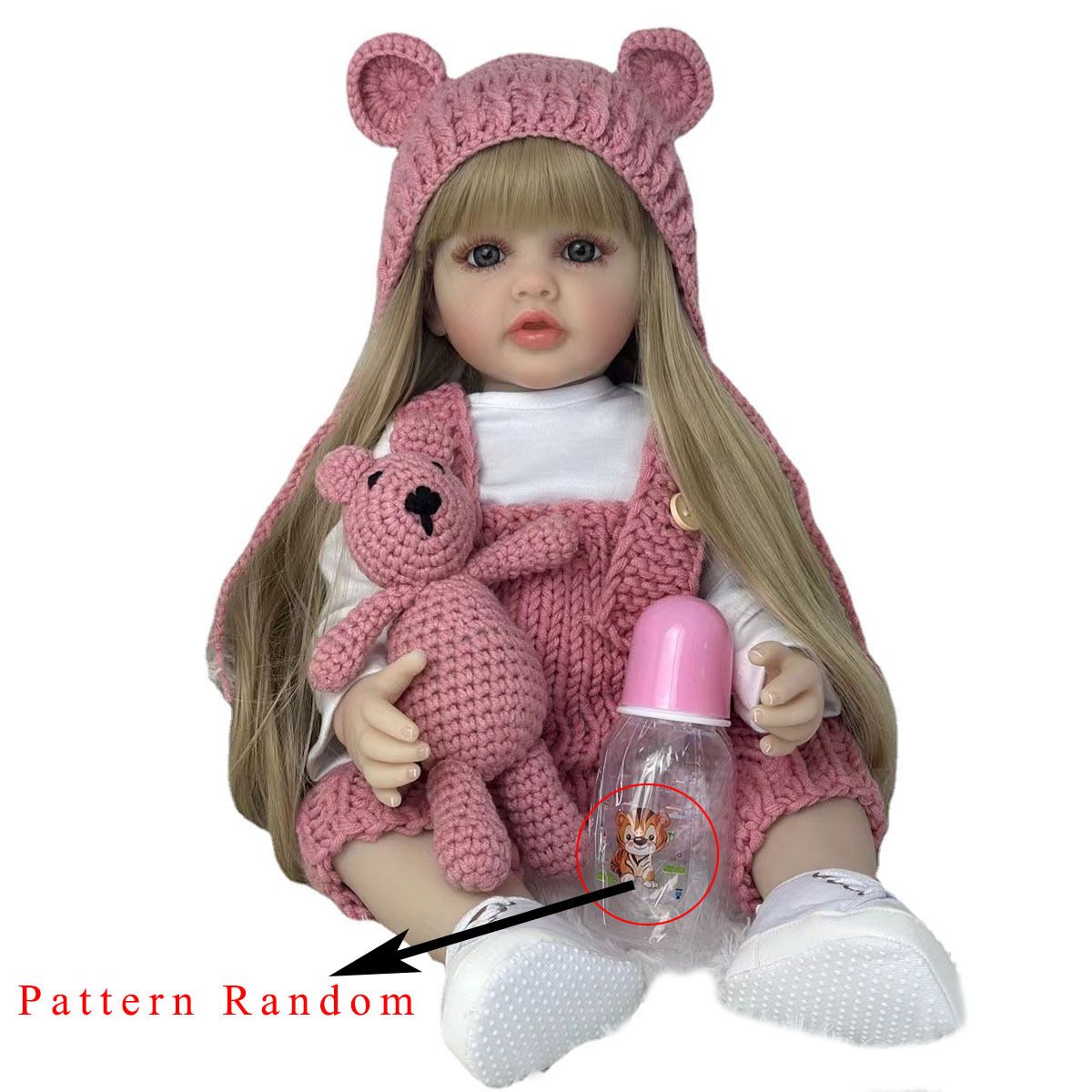 Reborn Baby Doll Silicone Realistic - BZDOLL 실물 같은 아기 소녀 인형,