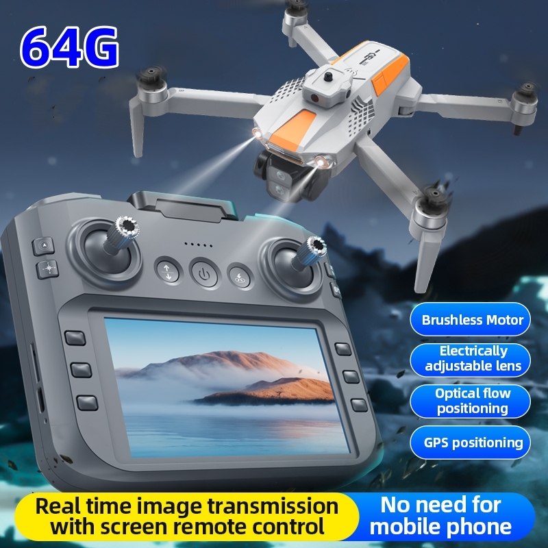 Fpv Brushless Rc Drone 4K - LF669 FPV 드론 5G 4.5인치 LCD