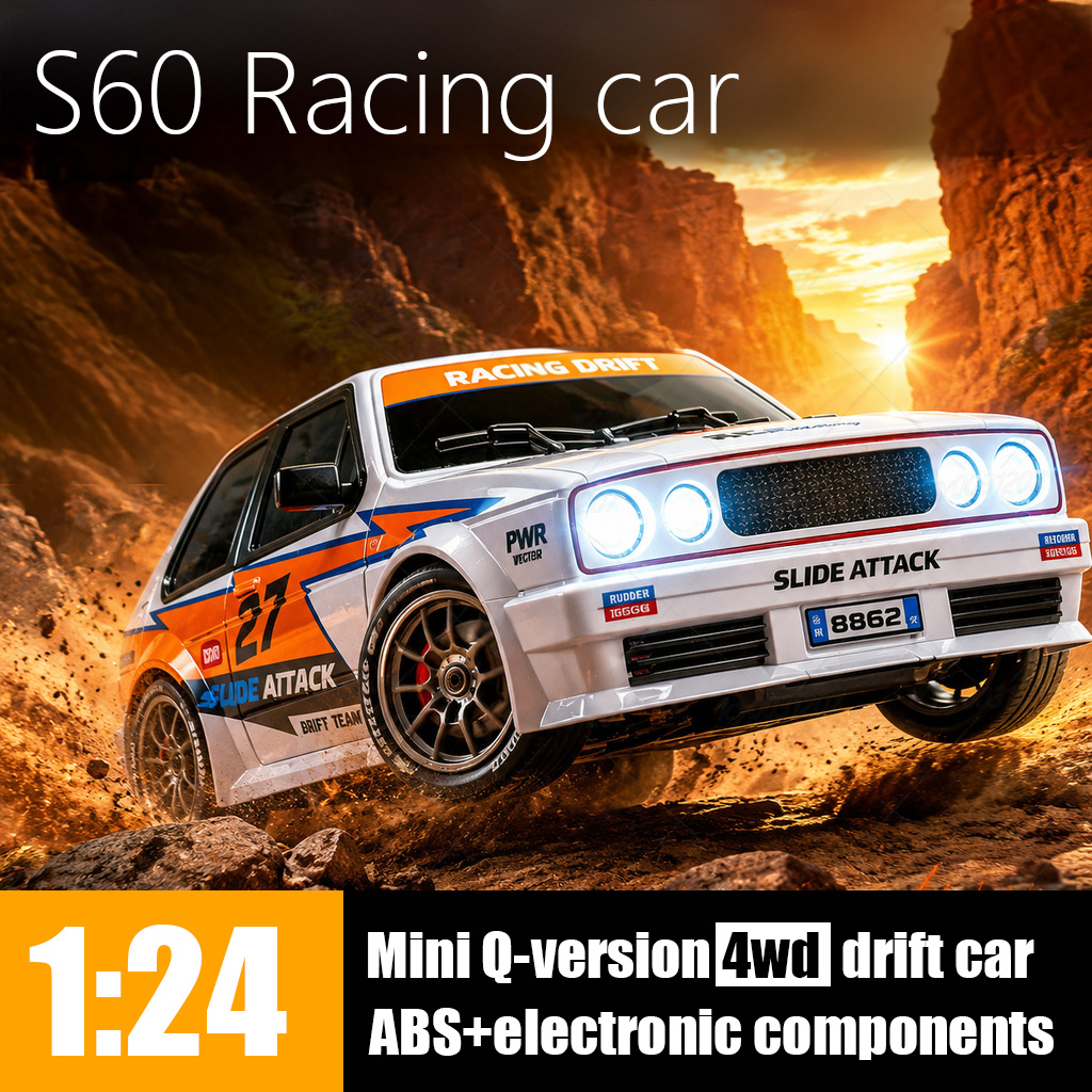Rc Drift Car 1 24 Scale 4Wd - NEW S60 RC 드리프트 카 1:24