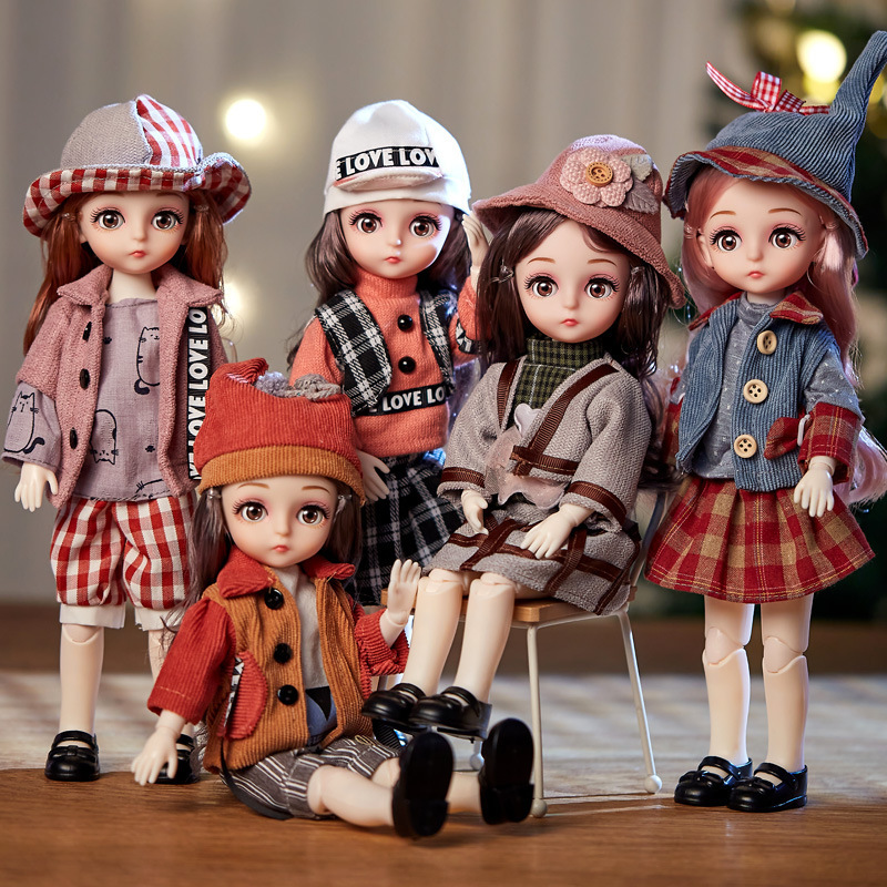 Bjd Doll 1 6 Full Set With Clothes - BJD 인형 1/6 볼 조인트 풀