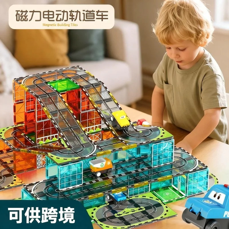 전기 기차, 도시 교통 및 컬러 창문 디자인이 포함된  - Building Blocks 리뷰 및 가격