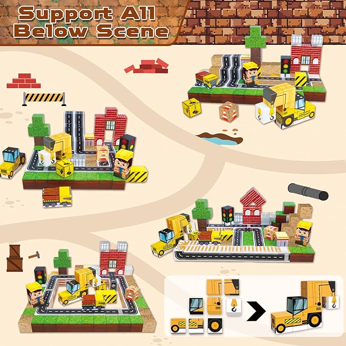 100PCS 자석 블록, 자석 빌딩 블록 유아용 자석  - Magnetic Building Tiles Set 100Pcs 리뷰 및 가격