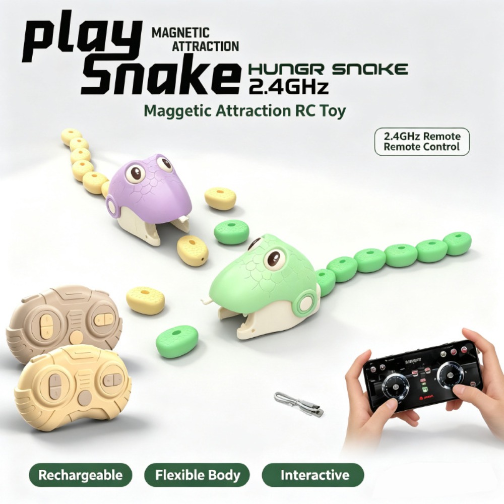 리모컨으로 조종하는 욕심 많은 뱀 자석 흡착 장난감,  - Remote Control Toys 리뷰 및 가격