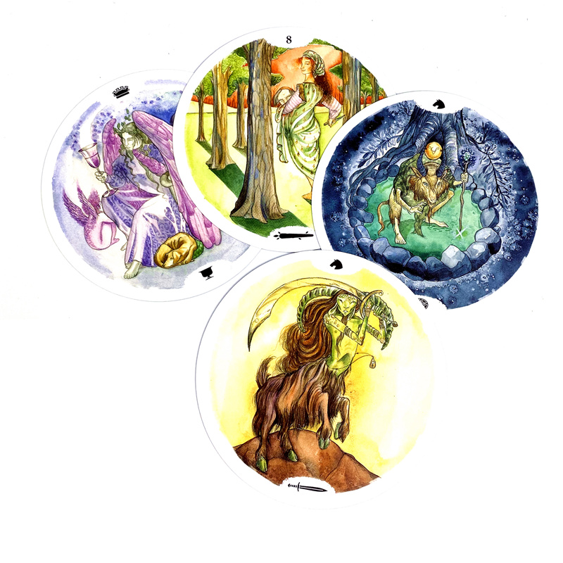 새로운 스타일의 생명의 원 타로 카드 PDF 가이드 덱 - Tarot Cards Deck With Guidebook 리뷰 및 가격