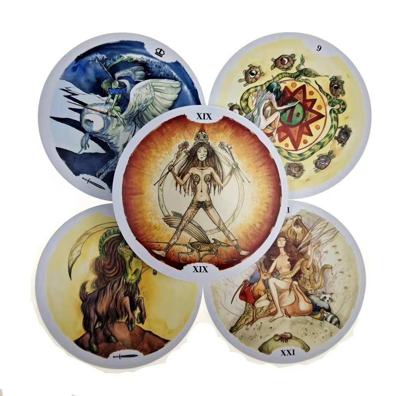 새로운 스타일의 생명의 원 타로 카드 PDF 가이드 덱 - Tarot Cards Deck With Guidebook 리뷰 및 가격