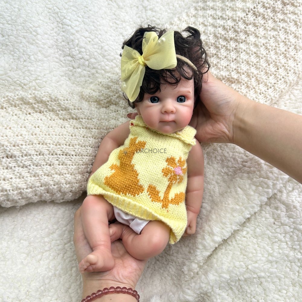 12인치 미니 베티 리본 베이비 인형, 눈 뜬 타입 뿌 - Reborn Baby Doll Silicone Realistic 리뷰 및 가격