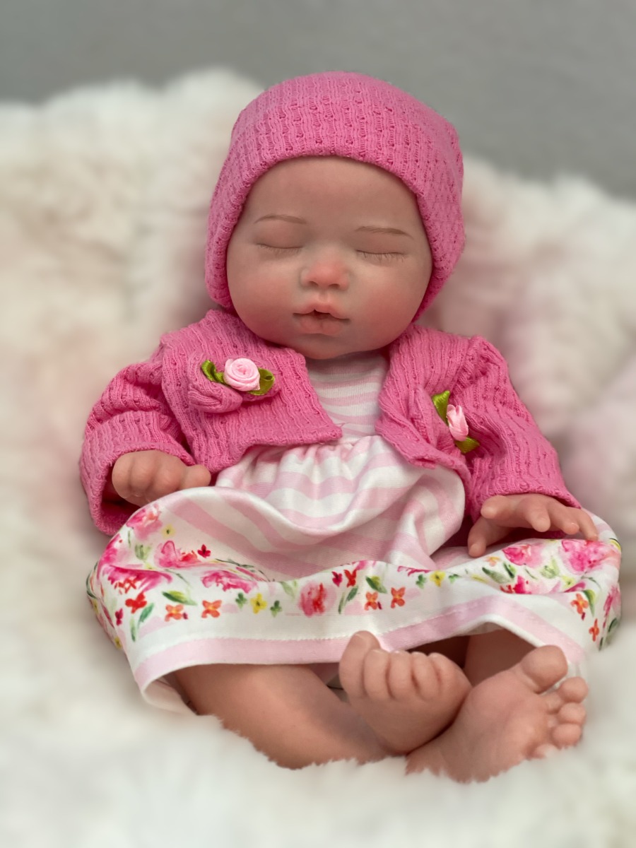 13.7인치(35cm) 전신 소프트 실리콘 신생아 여자 - Reborn Baby Doll Silicone Realistic 리뷰 및 가격