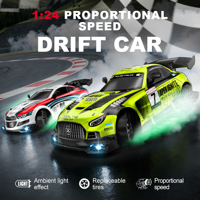 1/24 스케일 4륜구동 RC 드리프트 자동차, 무선  - Rc Drift Car 1 24 Scale 4Wd 리뷰 및 가격