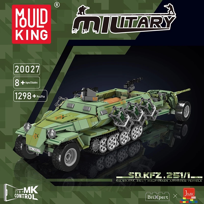 몰드 킹 20027 밀리터리 리모컨 탱크 빌딩 블록,  - Lego Compatible Military Tank 리뷰 및 가격