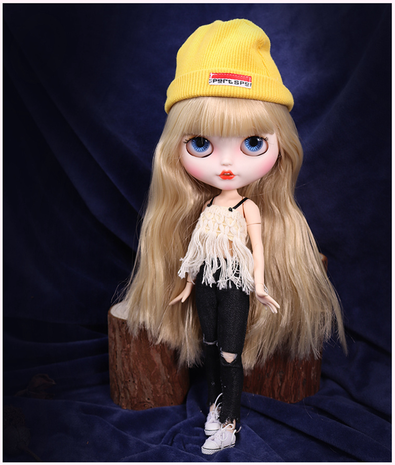 1/6 블라이스 인형 BJD 관절 바디 매트 페이스 스 - Bjd Doll 1 6 Full Set With Clothes 리뷰 및 가격