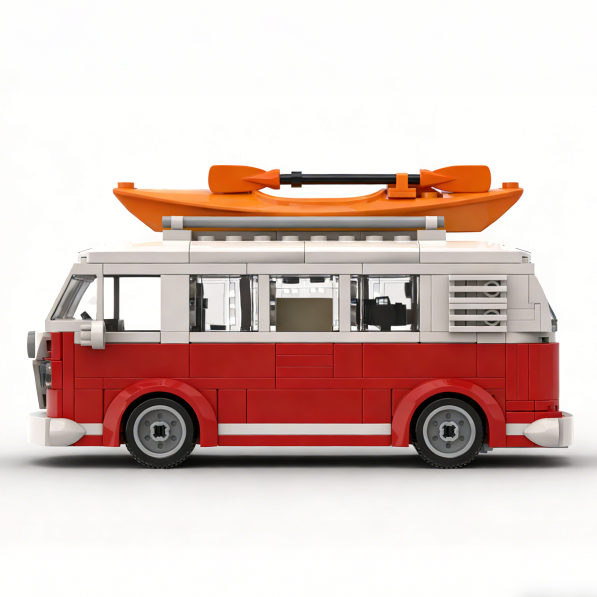 기술적인 T1 빌딩 블록 밴 차량 캠핑카 MOC 모델  - Building Blocks 리뷰 및 가격
