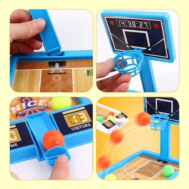 새로운 슈팅 게임 기계 미니 농구대 슈팅 기계 인터랙티 - Educational Toys 리뷰 및 가격