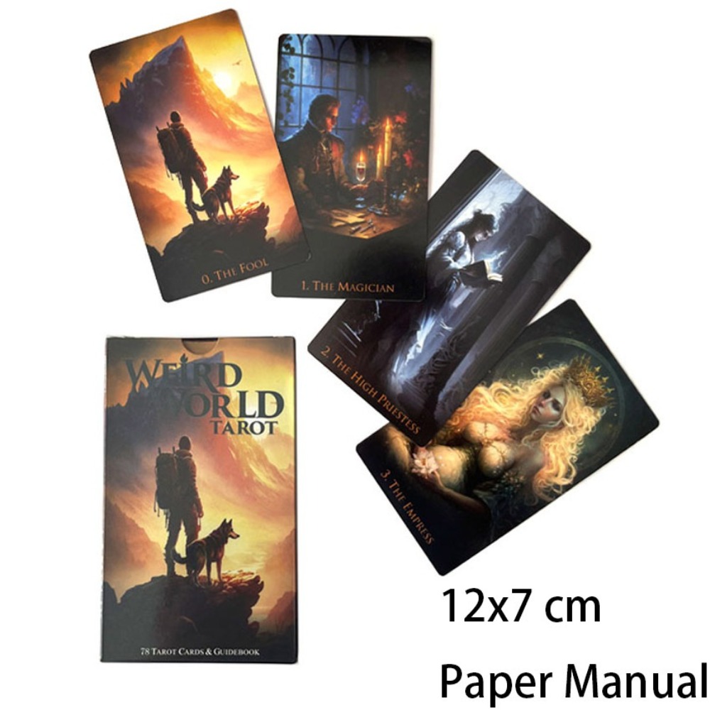 이상한 세계 타로 카드 덱, 인디 타로, 78 장, 1 - Tarot Cards Deck With Guidebook 리뷰 및 가격