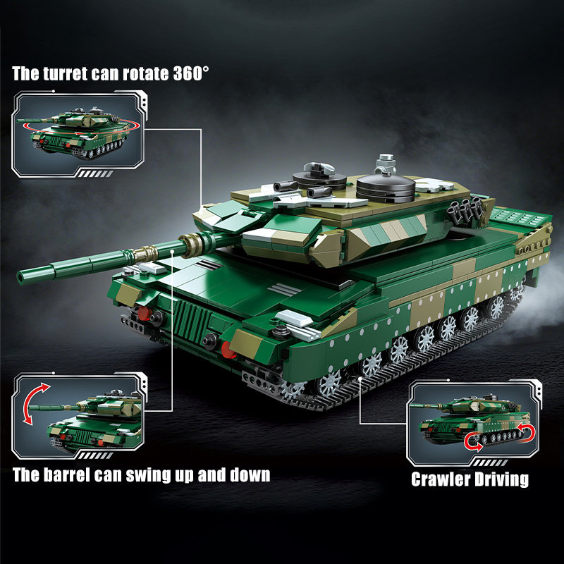 군사용 1000피스 독일 타이거 중전차 모델 빌딩 블록 - Lego Compatible Military Tank 리뷰 및 가격