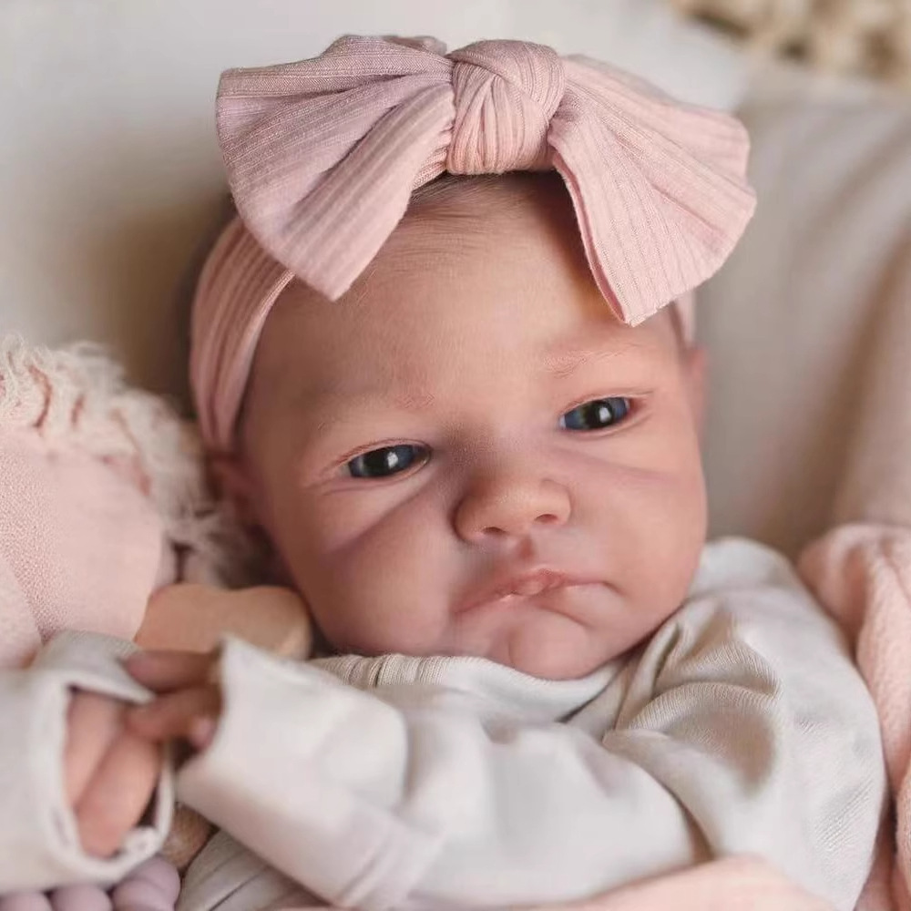 48CM 리본 실리콘 인형 오거스트 어웨이크 완성품 터 - Reborn Baby Doll Silicone Realistic 리뷰 및 가격