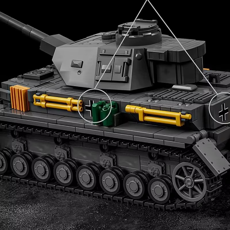 1419 PCS 1:28 독일군 4형 중전차 조립 세트 - Lego Compatible Military Tank 리뷰 및 가격