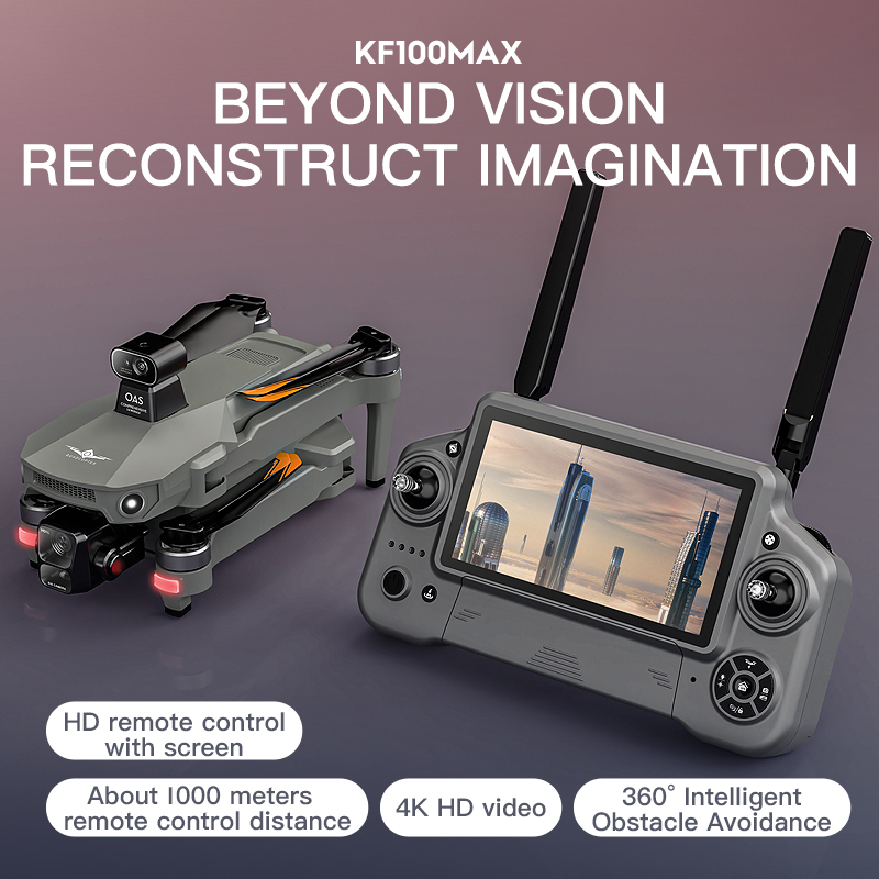 KF100 MAX GPS 드론 4K 카메라 3축 짐벌  - Fpv Brushless Rc Drone 4K 리뷰 및 가격