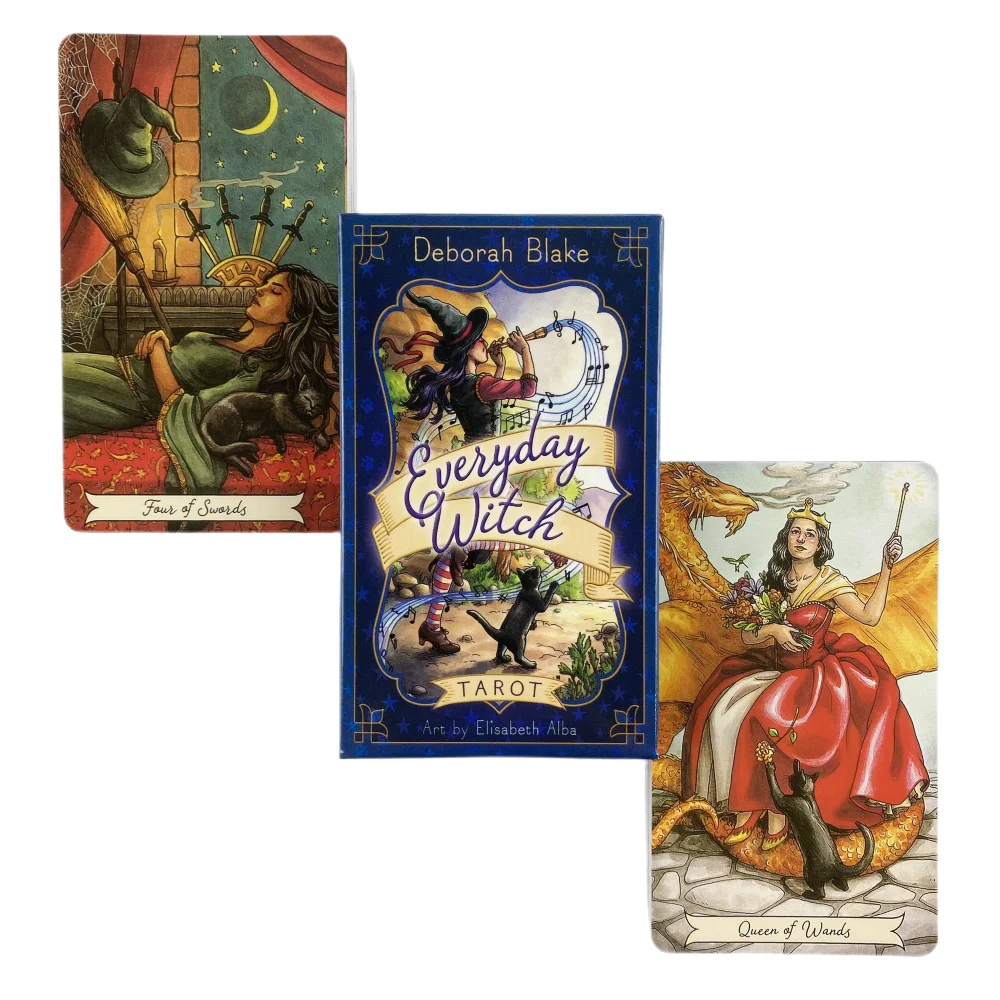 Everyday Witch 타로 카드 데크 Oracle - Tarot Cards Deck With Guidebook 리뷰 및 가격