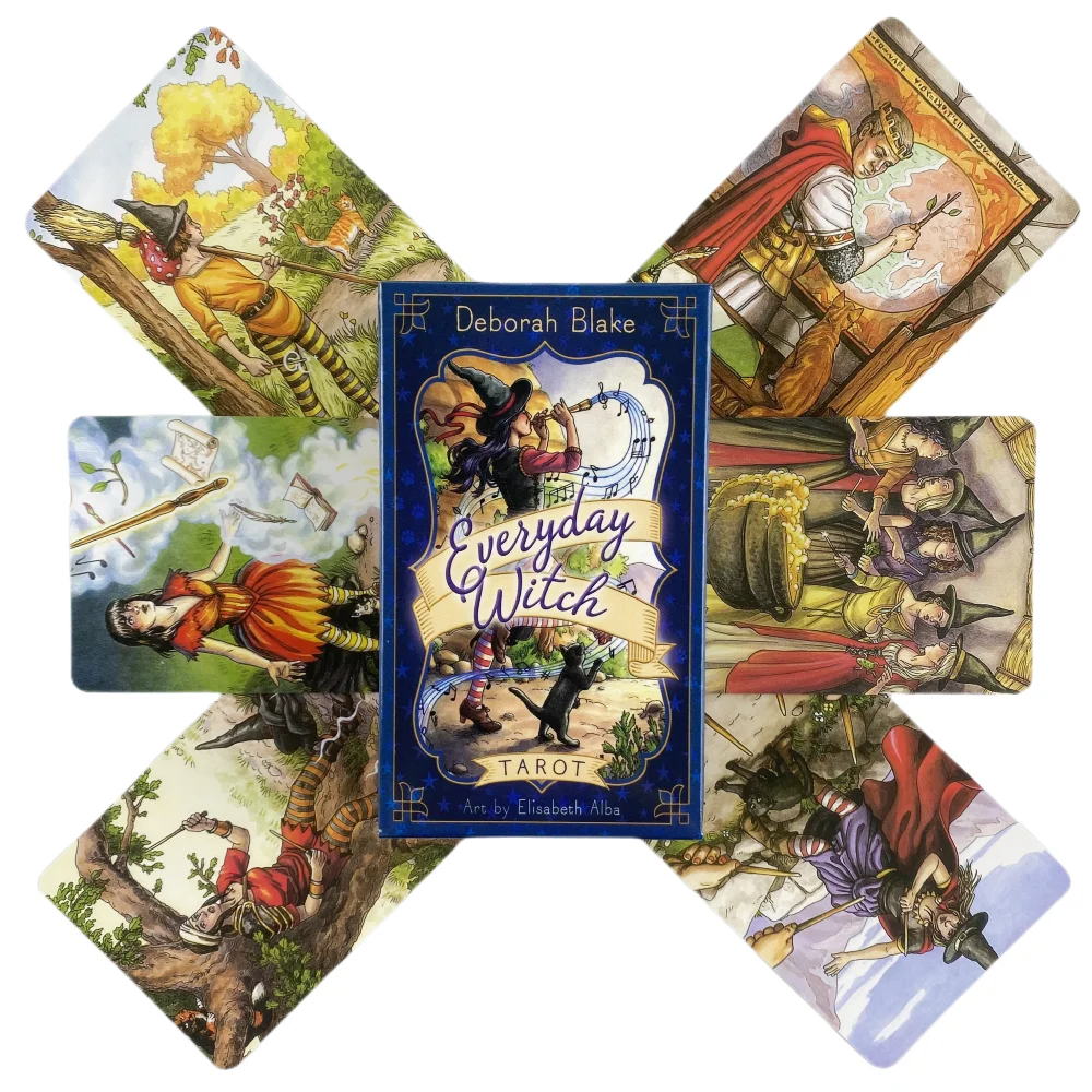 Everyday Witch 타로 카드 데크 Oracle - Tarot Cards Deck With Guidebook 리뷰 및 가격