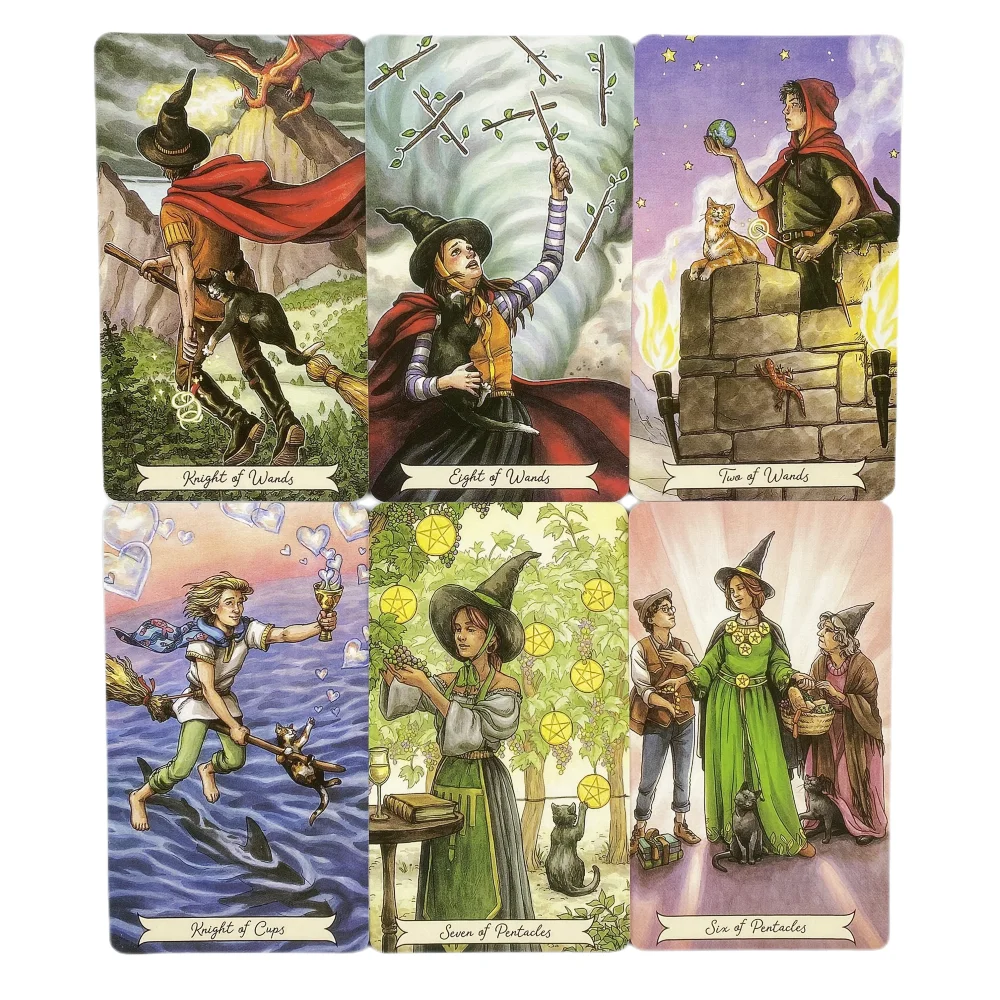 Everyday Witch 타로 카드 데크 Oracle - Tarot Cards Deck With Guidebook 리뷰 및 가격