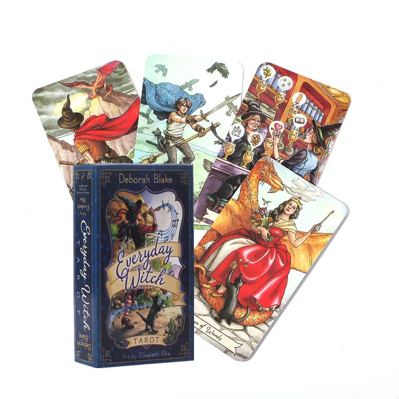 Everyday Witch 타로 카드 데크 Oracle - Tarot Cards Deck With Guidebook 리뷰 및 가격