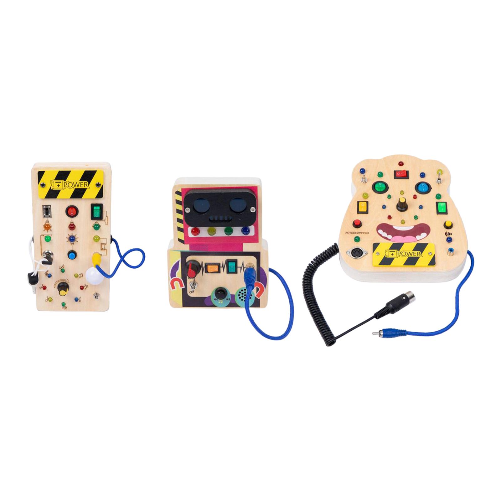 LED 나무 감각 발달 보드 유아 학습 인지 발달 LE - Montessori Wooden Busy Board Toddler 리뷰 및 가격