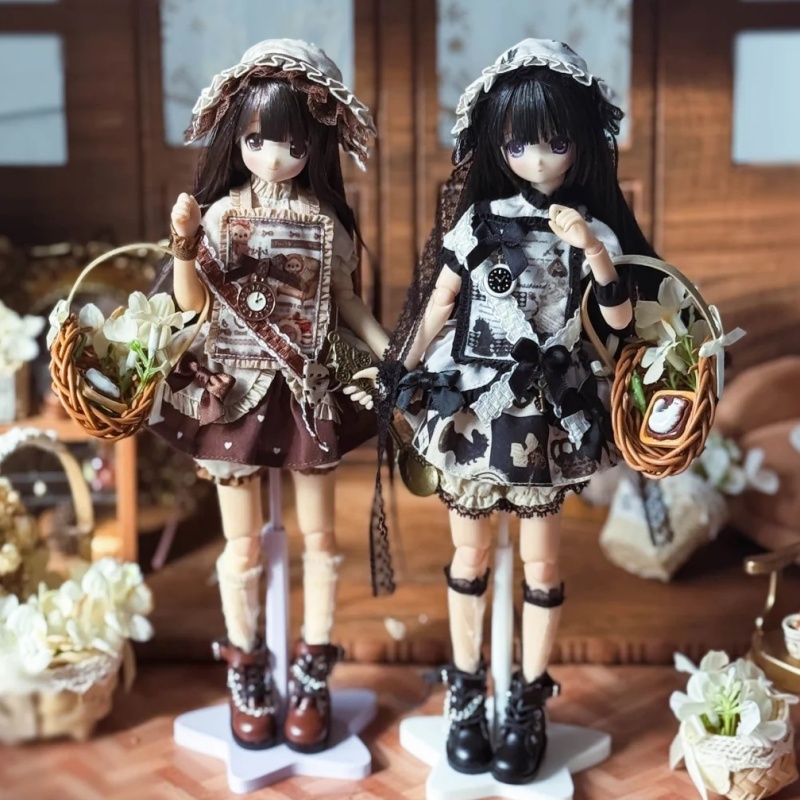 재고 있음 아일랜드 BJD 인형 옷 스윗 레트로 로리타 - Bjd Doll 1 6 Full Set With Clothes 리뷰 및 가격
