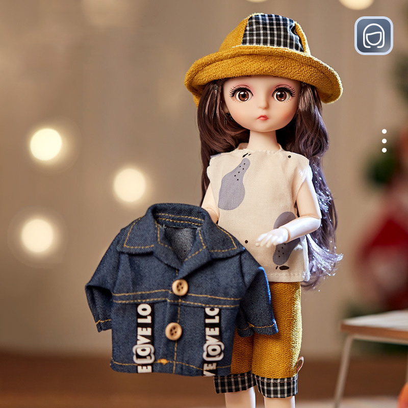 BJD 인형 1/6 볼 조인트 풀 세트 패션 의류 소프 - Bjd Doll 1 6 Full Set With Clothes 리뷰 및 가격