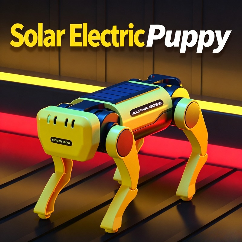 DIY 태양열 구동 보행 기계식 개 조립 키트 어린이  - Stem Solar Robot Kit For Kids 리뷰 및 가격