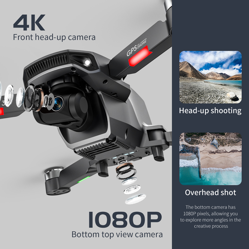FPV 접이식 GPS RC 쿼드콥터, L106 프로 3 - Fpv Brushless Rc Drone 4K 리뷰 및 가격