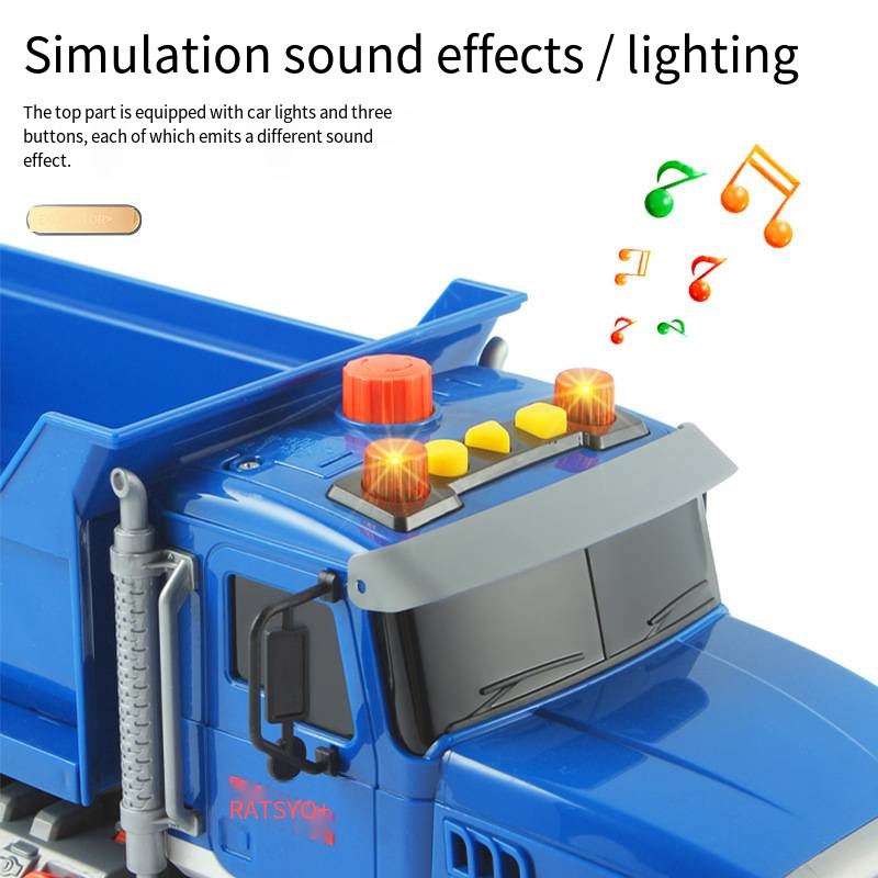 대형 관성 플랫베드 트레일러 장난감 구조 엔지니어링 운 - Educational Toys 리뷰 및 가격
