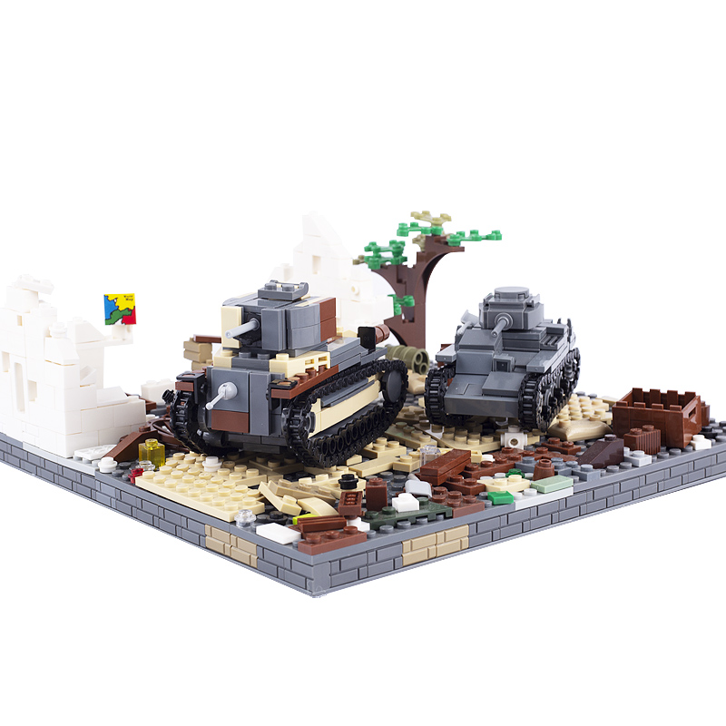 WW2 일본 군사 탱크 빌딩 블록 군인 인물 육군 자동 - Lego Compatible Military Tank 리뷰 및 가격