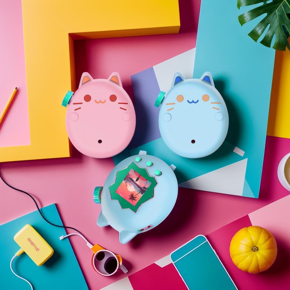 파라다이스 전자 애완 동물 기계 만화 실리콘 전체 보호 - Tamagotchi Electronic Pet Virtual 리뷰 및 가격