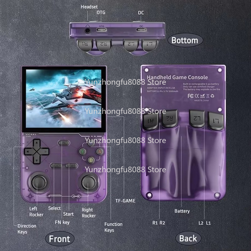 L K36 휴대용 게임 콘솔 3.5인치 화면 리눅스 시 - Retro Handheld Game Console R36S 리뷰 및 가격