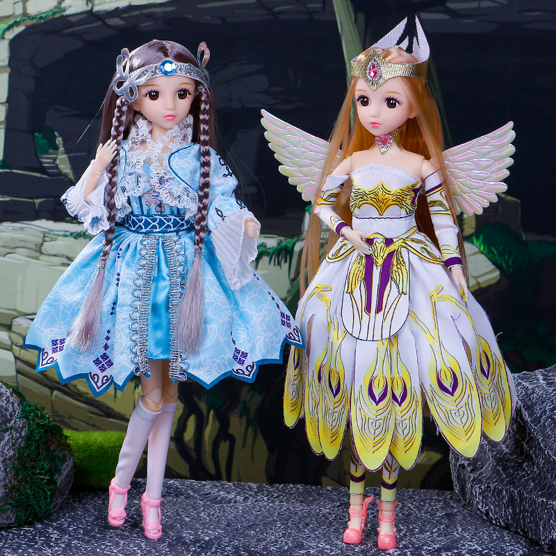 Bjd 인형 풀 세트 1/6 공주 소녀 장난감, 20  - Bjd Doll 1 6 Full Set With Clothes 리뷰 및 가격